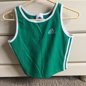 Adidas Green crop top!